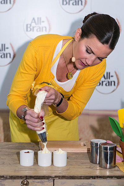 Samantha Vallejo-Nágera, demotrando sus dotes como 'chef'