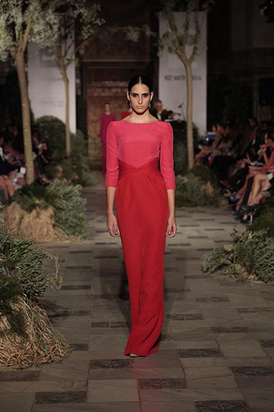  Elegante vestido de Vicky Martín Berrocal. FOTO Chema Soler